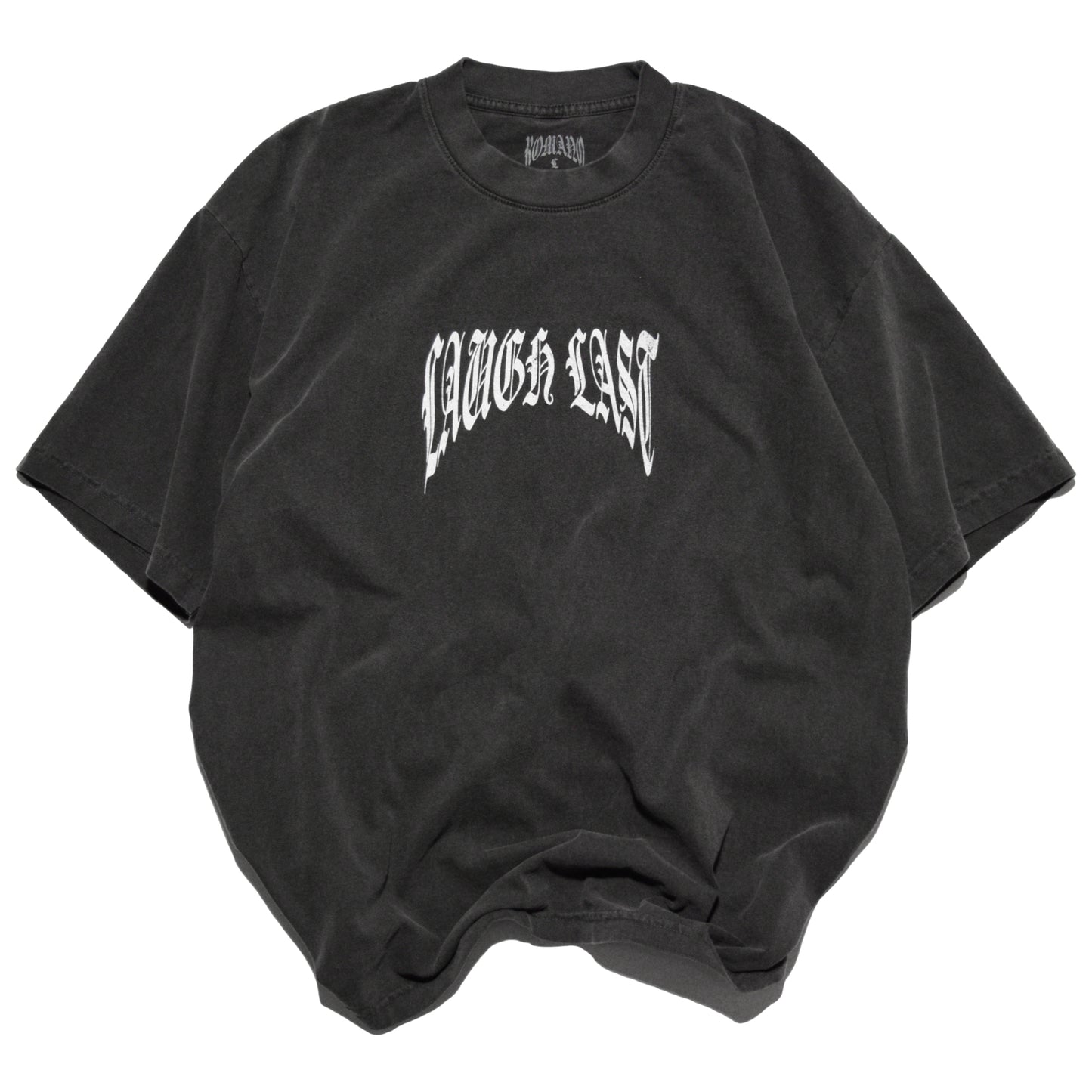 Laugh Last T-Shirt - Vintage Black