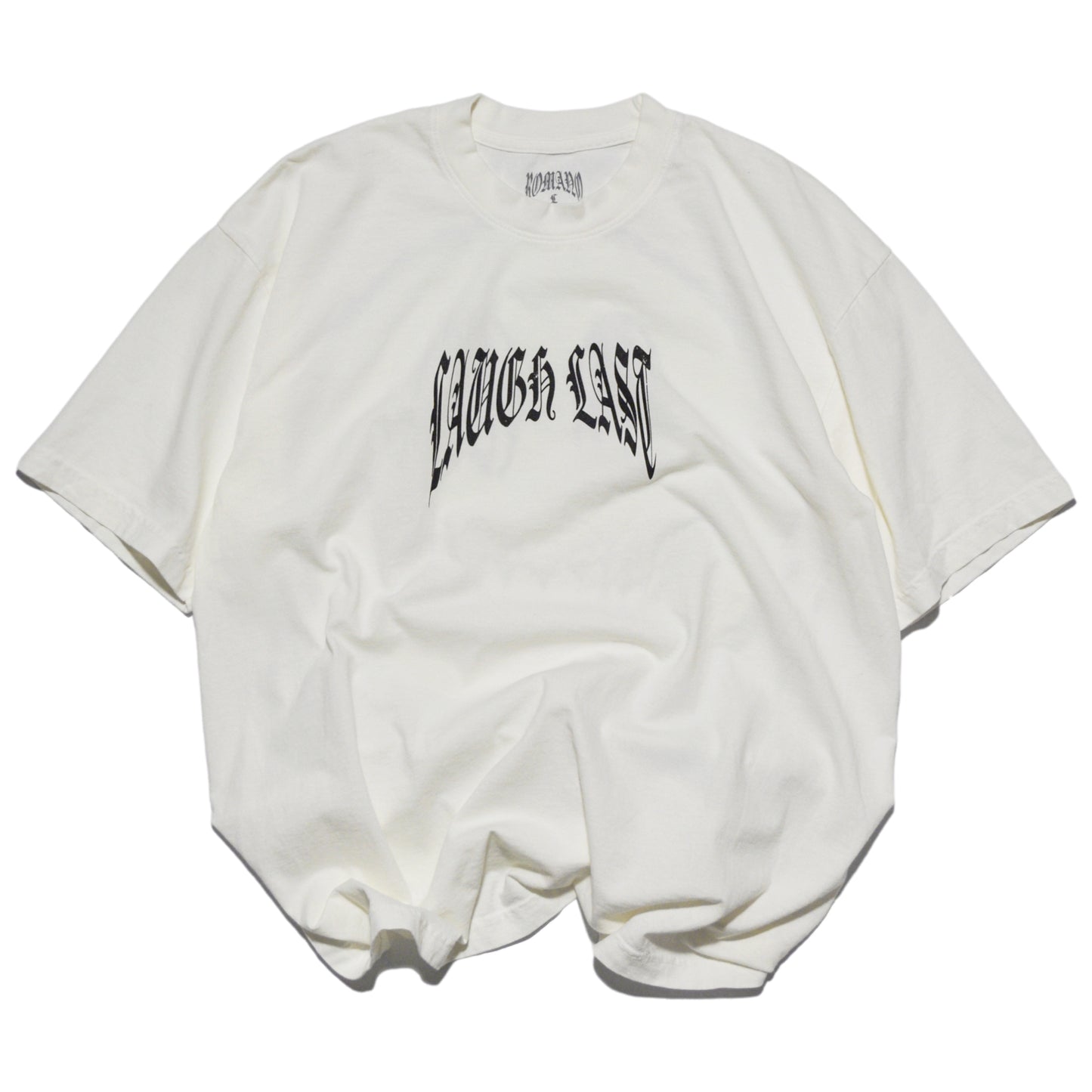 Laugh Last T-Shirt - Vintage White