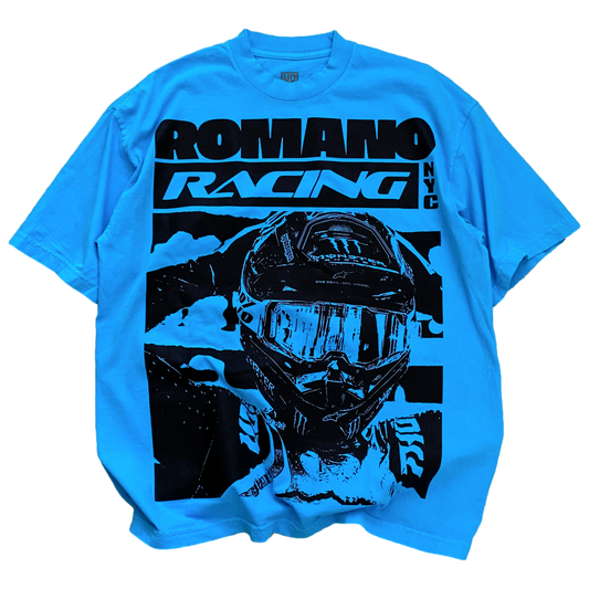 Romano Racing T-Shirt - Electric Blue
